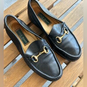 Cole Haan black loafers, size 6.5
